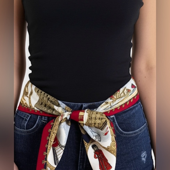 Tie Rack "Art of the Scarf" London Square Scarf - Picture 15 of 15